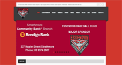 Desktop Screenshot of essendonbaseball.com